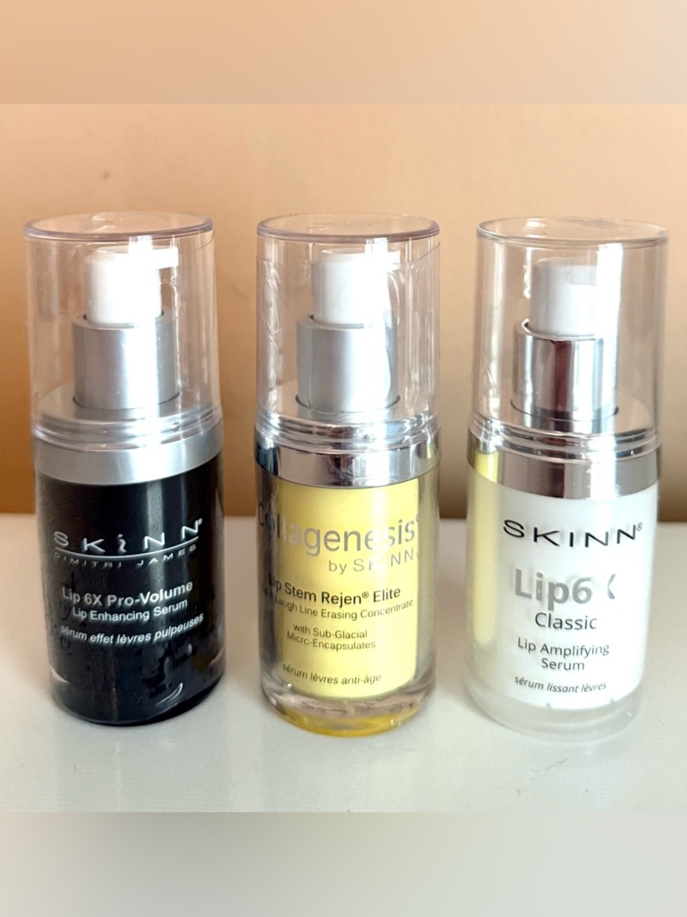 SKINN LIP 6X PRO-VOLUME ~ LIP 6X CLASSIC ~ LIP STEM REJEN ELITE 0.5 FL OZ SEALED